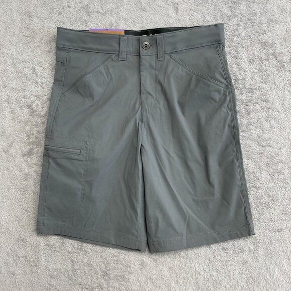 NEW Eddie Bauer Men's Size 30 Rainier 10" Tech Short Gray Cargo Outdoor - Picture 2 of 8